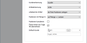 Profil bearbeiten (Import)